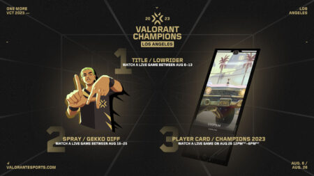 The free Valorant Champions 2023 drops including the player card and spray